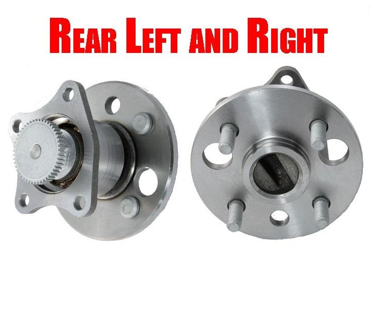 Conjunto de cubo de cojinete de rueda trasera (2) 512184 para Corolla 93-02 con 4 frenos ABS