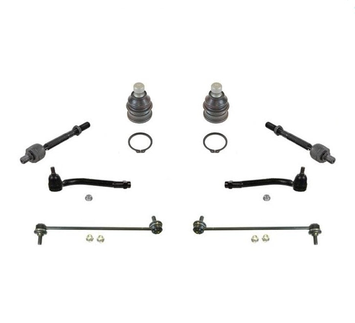Varillas de amarre con rótula delantera, eslabones de barra estabilizadora para Hyundai Santa Fe Kia Sorento, 8 piezas