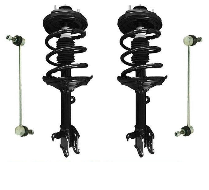 Front Quick Complete Coil Spring Strut Mount Sway Bar Links for Acura MDX 03-05