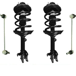 Front Quick Complete Coil Spring Strut Mount Sway Bar Links for Acura MDX 2006