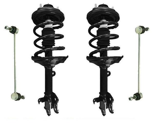 Front Quick Complete Coil Spring Strut Mount Sway Bar Links for Acura MDX 2006