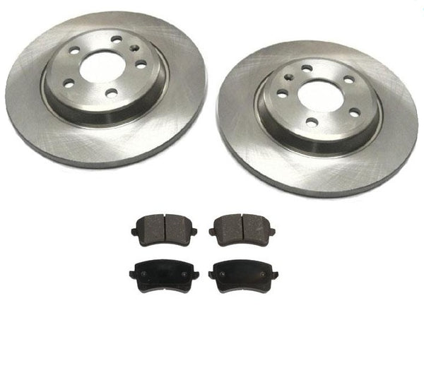 Fits 09-14 A4 1.8L 2.0L Rear Brake Disc 300MM Rotors Ceramic Pads CALL CK INFO