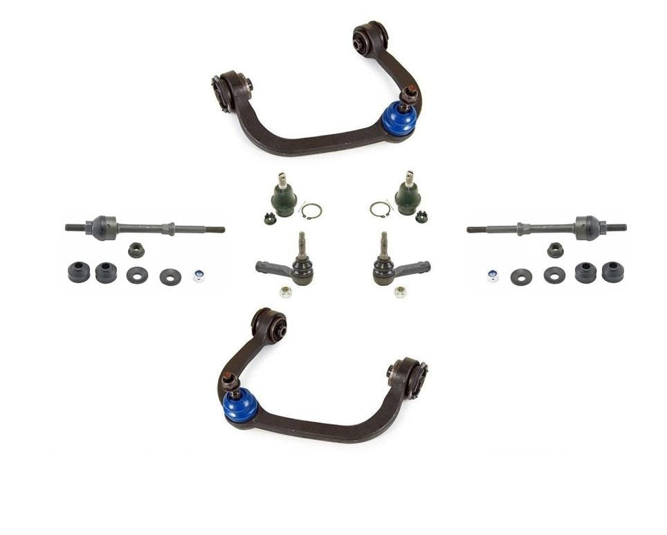 Se adapta a Ford F150 4WD 06-08, brazos de control superiores, rótula baja y barra estabilizadora