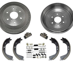 Se adapta a Chevrolet Silverado 1500 09-13 2 tambores de freno traseros y zapatas de freno 6 piezas 7000LB
