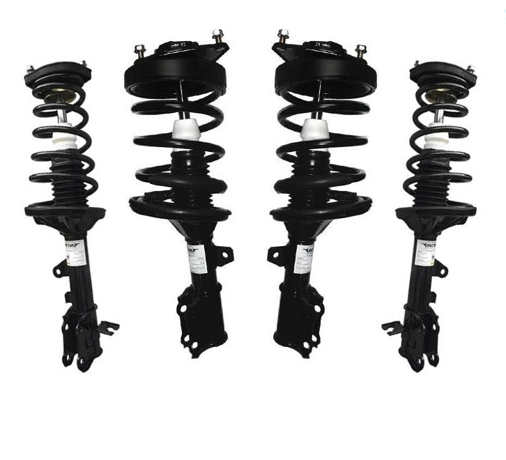 Puntal de resorte helicoidal rápido Ft & Rr para Tiburon Base 03-08 / No GT Limited No Sport