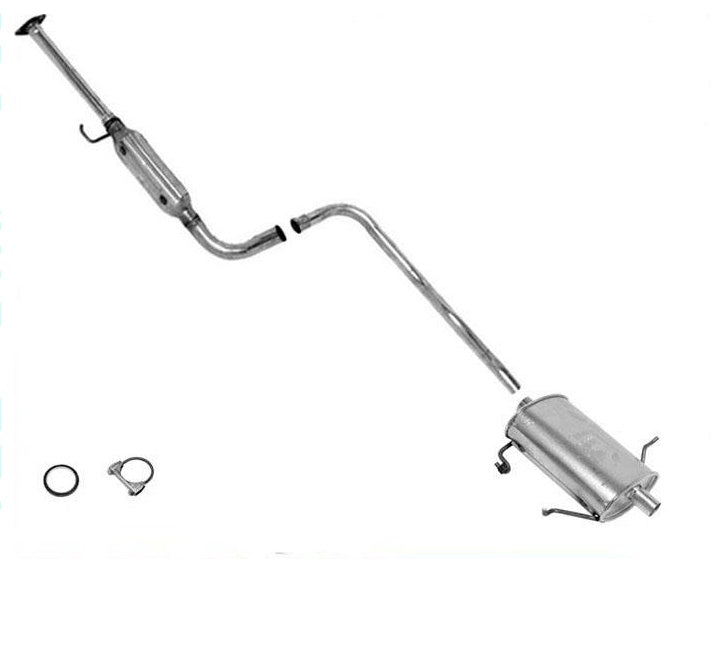 Compatible con sistema de escape de tubo silenciador Metro 1.0 1.3 de 2 puertas y Hatchback 1995-2000.