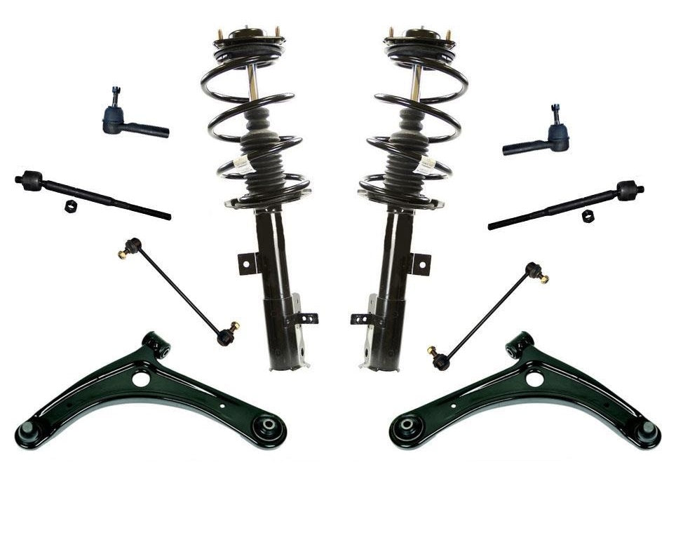 Se adapta a calibre 07-12 2.0L 2.4L / No SRT4 (2) Chasis completo con puntales de resorte de choque