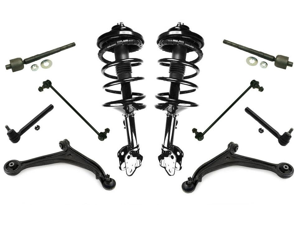 Complete Struts Control Arm W/ BJ Tie Rods & Links For 05-06 Honda Odyssey LX EX