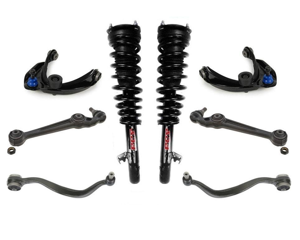 Frt Spring Strut Control Arms 8pc for Mazda 6 i 2.3 Automatic Transmission 03-07