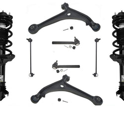 Fits 08-10 Odyssey EX LX (2) Frt Shock Spring Struts Control Arms / NON TOURING