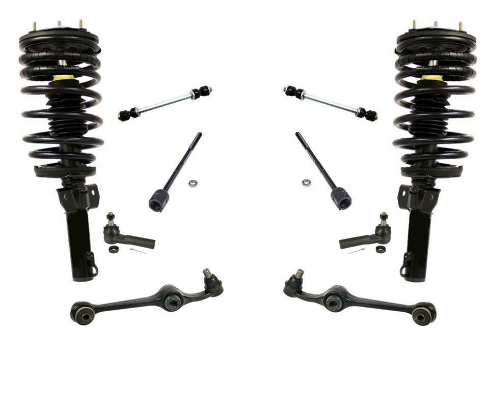 86-95 Taurus Sable 2 Brazos de control de puntal de resorte rápido delantero Juntas de rótula Varillas de amarre