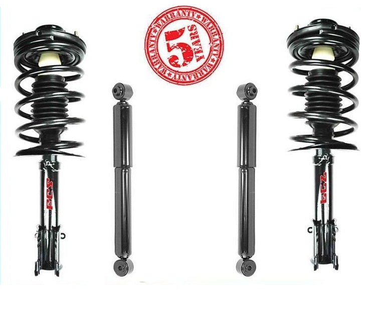 PT CRUISER 2001-2010 Front Left and Right Complete Spring Struts & Rear Shocks