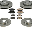 Fits 09-13 Front Wheel Drive 2.4 Vibe Matrix FT & RR Brake Rotors & CERAMIC Pads