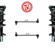 Fits 09-13 Corolla 1.8L Built in USA 4 Spd Automatic Complete Coil Spring Struts