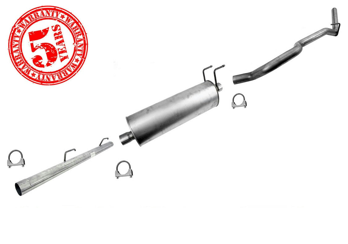 Se adapta a Ram Pick Up 1500 06-08 3.7 4.7 140.5 pulgadas con sistema de escape silenciador base