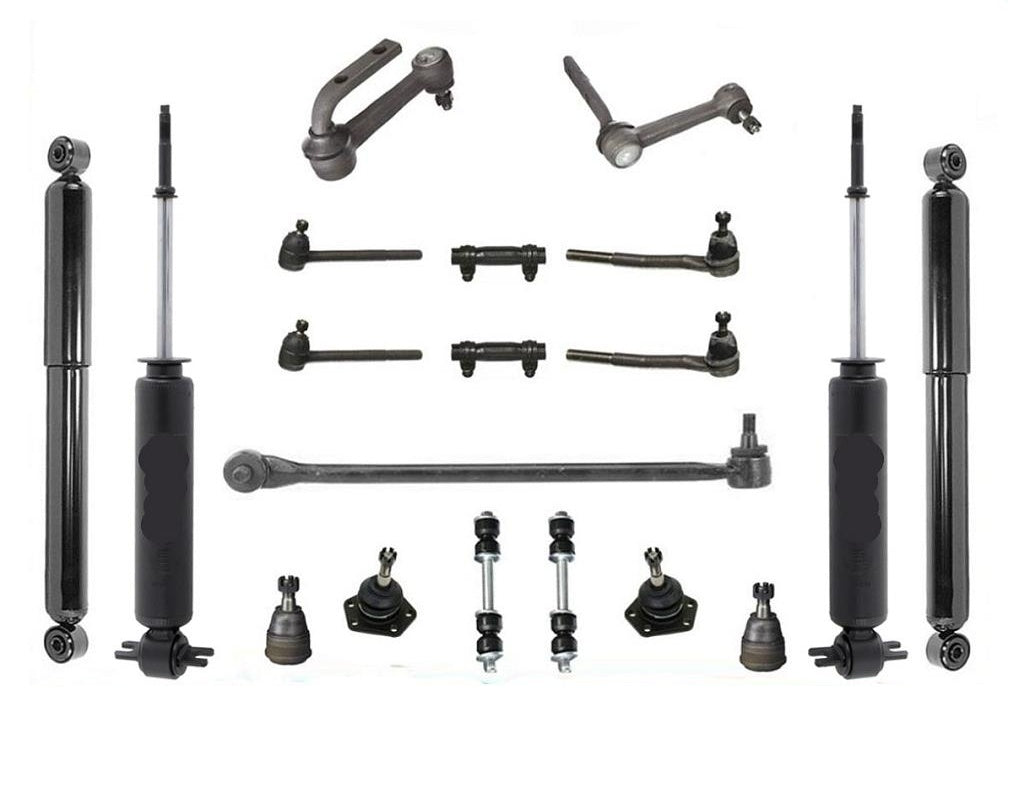 19 Pcs Tie Rods Ball Joints Links Idle Arms For Chevy Astro & GMC Safari 91-05