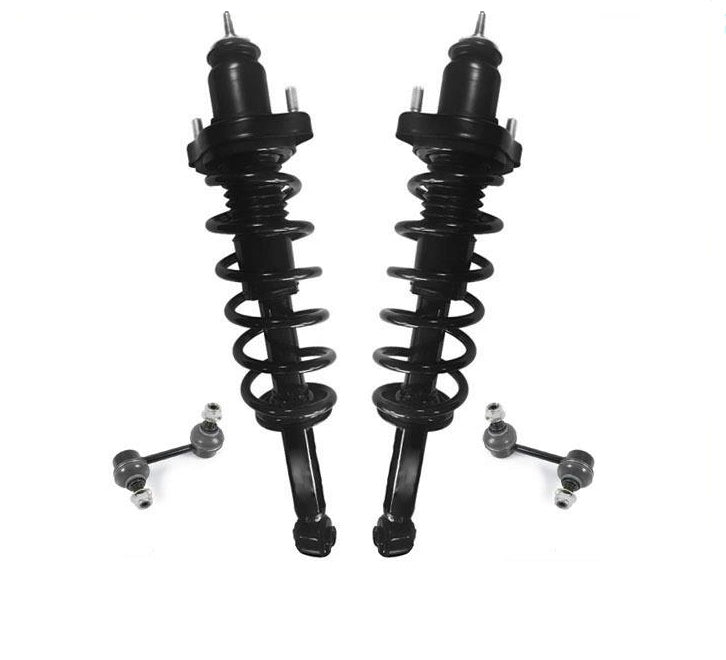 Fits For 11-14 Dodge Avenger Chry 200 FWD (2) Rear Coil Spring Strut Mount 4Pc