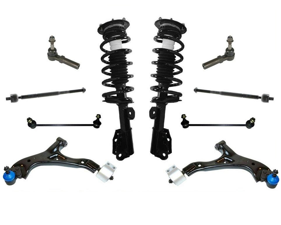 Front Complete Coil Spring Struts For 02-2007 Saturn VUE Control Arms Ball 10Pc