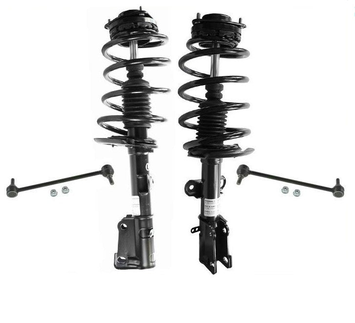 For 2008 Town & Country LX 3.3L Front Coil Spring Struts Sway Bar Links 4Pc Kit