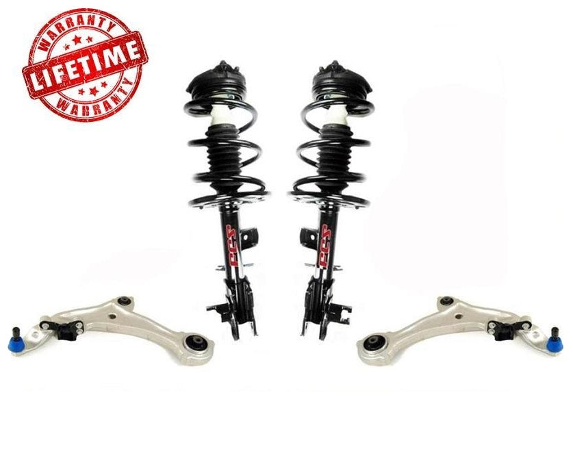 Front Complete Struts Lower Control Arms W/ Ball Joints For 09-14 Nissan Murano