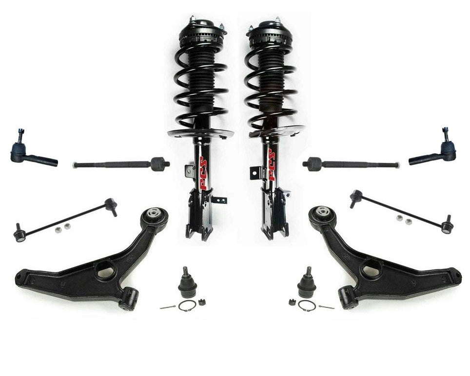 Fits 07-10 Sebring 4D Sedan W 4Sp Automatic FWD Coil Spring Strut Tie Ball J 12P