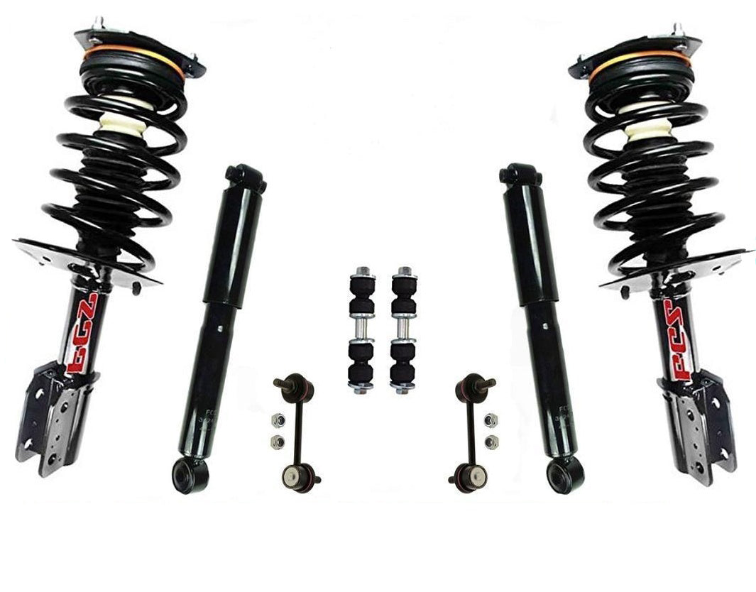Conjunto de puntal delantero completo Amortiguadores traseros y eslabones delanteros y traseros 02-07 Rendezvous