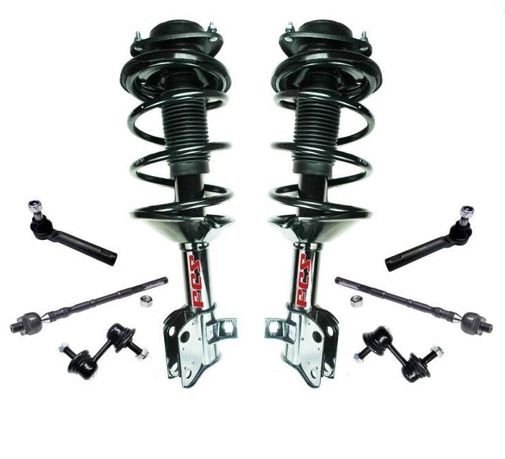 Para 04 Impreza RS Sedan 2.5L Tracción en todas las ruedas F Juntas de bola de puntal de resorte helicoidal 10p
