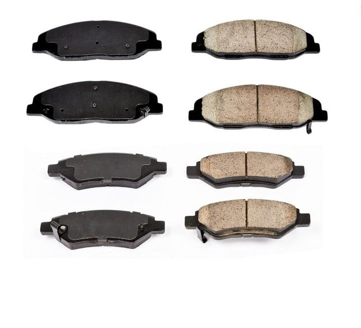 Se adapta a pastillas de freno Cadillac CTS F & R 08-14 con ROTOR JES BRAKES DE 12,4 PULGADAS