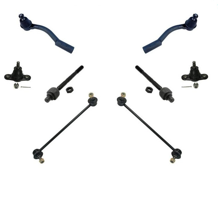 Ball Joint Tie Rods Sway Bar Fits 06-11 Rio & Rio5 8Pc Kit
