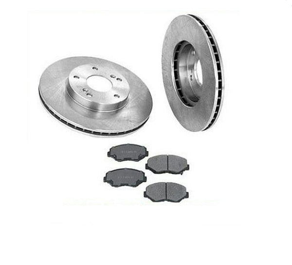 Fits 12-15 Honda Civic EX-L EX Front Brake Rotors & Ceramic Brake Pads