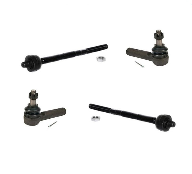 Inner & Outer Tie Rods 4Pc Kit Fits For 06-07 Jeep Commander