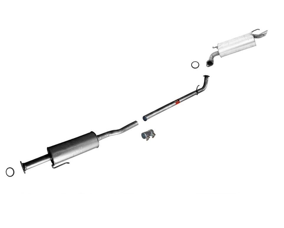 Fits for 07-11 Toyota Camry 2.4l 2.5L Exhaust System Ext Pipe Muffler Gaskets