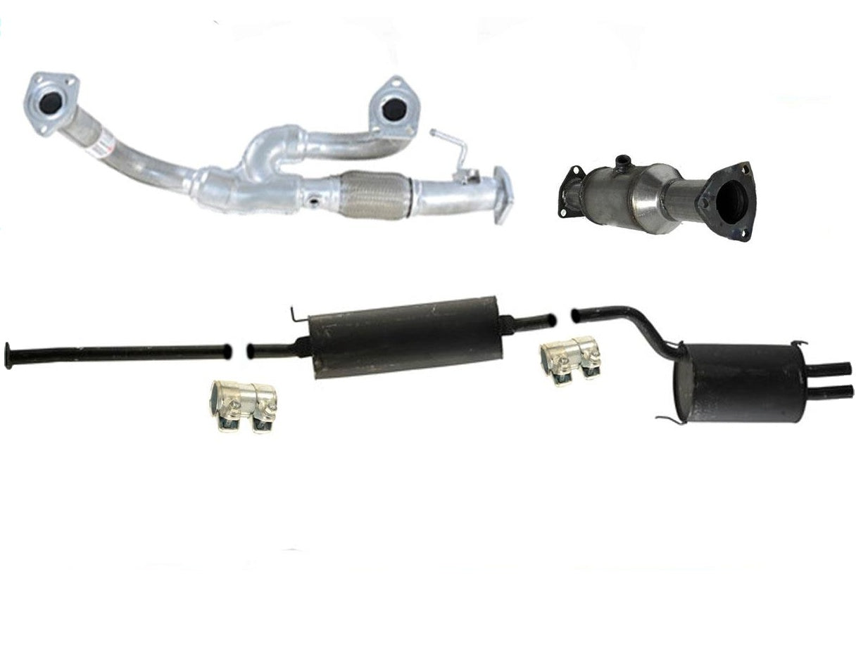 Convertidor y silenciador trasero de tubo flexible del motor delantero con juntas para Acura MDX 01-02