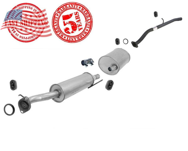 Resonator Pipe & Rear Muffler Exhaust System For 2003-2011 Honda Element EX LX