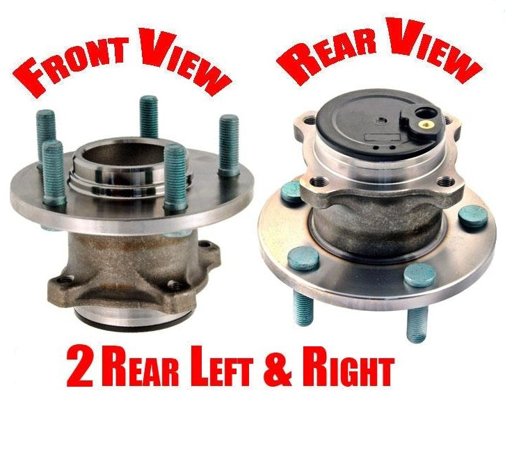 04-13 Mazda 3 06-15 Mazda 5 con 4 ruedas ABS 512347 (2) Conjunto de cubo de eje TRASERO