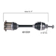 (1) Ejes CV para motor Audi A4 A4 Quattro 4 Dr Sedan 2.0L 09-11.
