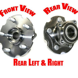 (2) Conjunto de buje y cojinete de rueda trasera 512374 para tracción total Rav4 06-17