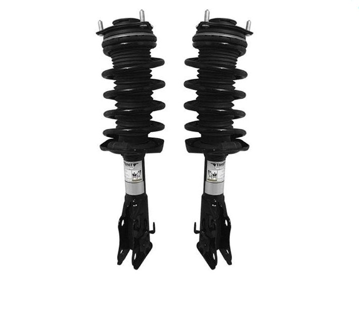 Puntal y soporte de resorte helicoidal delantero con resortes de velocidad variable para Civic Coupe 06-11, 2 piezas