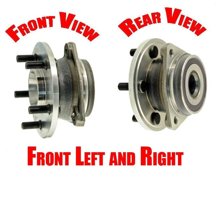 (2) Torque Tested Front Hub Wheel Bearing for 90-98 Cherokee