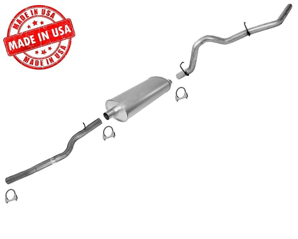Para 2004 Dodge Dakota Regular Cab sistema de escape silenciador y tubos nuevos
