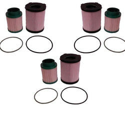 Nissan Titan XD 2016 2017 2019 5.0L 6pcs Diesel Fuel Filters Recommended Service
