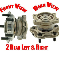 (2) 1 par de cojinetes y bujes de rueda trasera 100% nuevos para Nissan Quest Van 04-2009