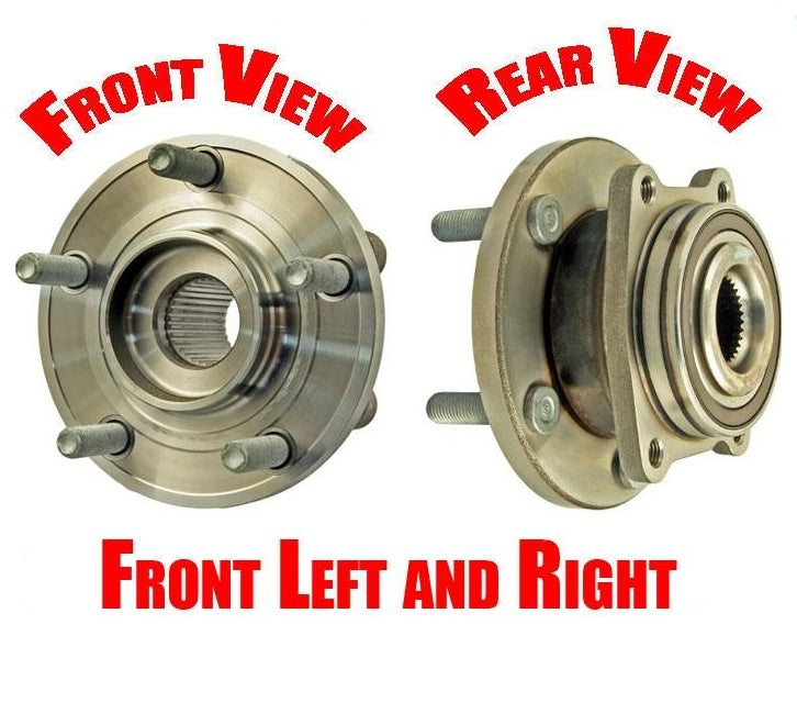 (2) Front Wheel Bearing Hub As Fits For 11-14 200 07-10 Sebring 5085406AA