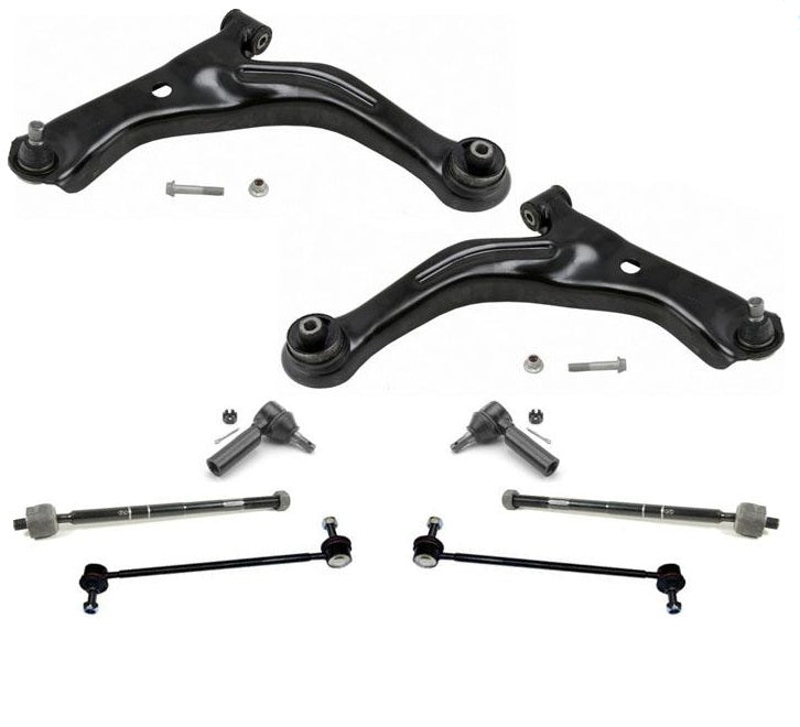 Se adapta a los brazos de control Ford Escape Mariner 08-09, varillas de amarre interiores y exteriores, enlace de barra estabilizadora
