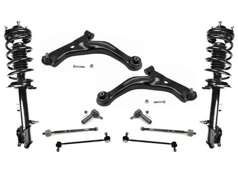 Se adapta a Ford Escape 08-09, brazos de control completos, varillas de amarre interiores y exteriores y eslabones