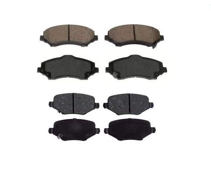 Se adapta a pastillas de freno de cerámica delanteras y traseras Town & Country 14-16 con rotores de 302 mm.