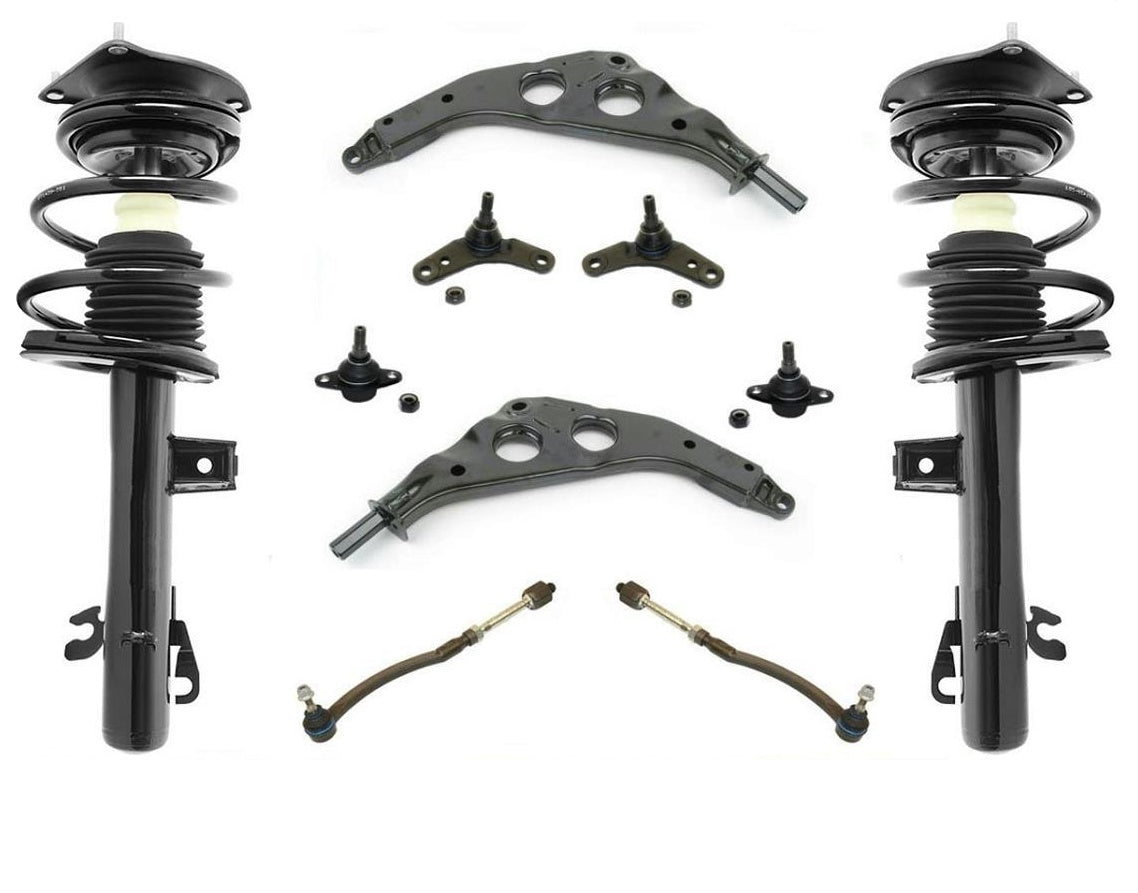 Se adapta a 02-06 Mini Cooper delantero completo puntales brazo de control rótulas varillas de amarre