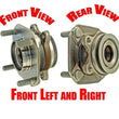 Fits 07-12 Sentra 2.0L With ABS Brakes (2) 100% New FRT Wheel Bearing Hub 1 Pr