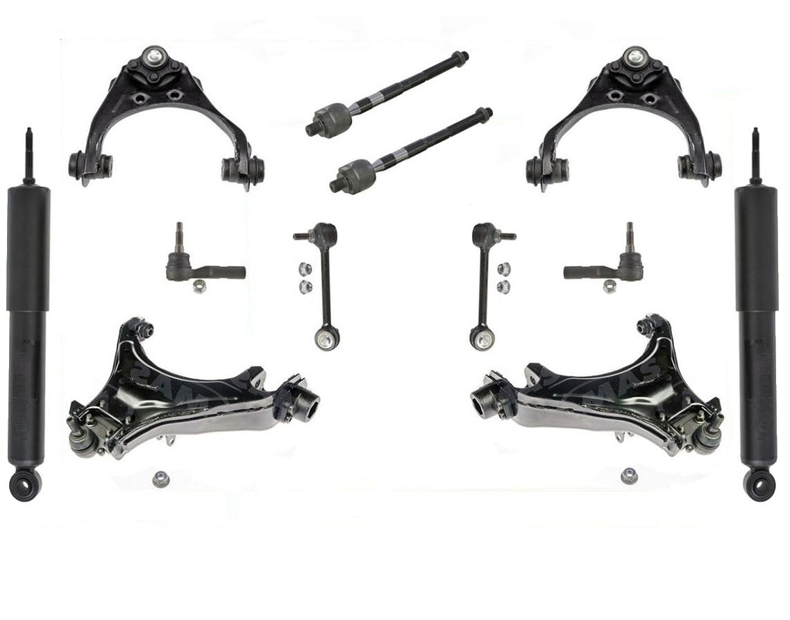 Fits 2007-11 COLORADO W/ TORSION SUSPENSION Front Shocks Control Arms
