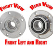 (2) Conjunto de cojinete de rueda FRT 100% nuevo para 92-99 318I 01-05 330i 94-06 M3